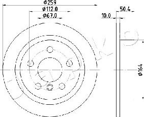 Japko 610136 - Kočioni disk www.molydon.hr