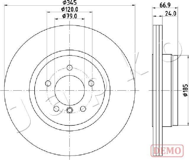 Japko 610126C - Kočioni disk www.molydon.hr