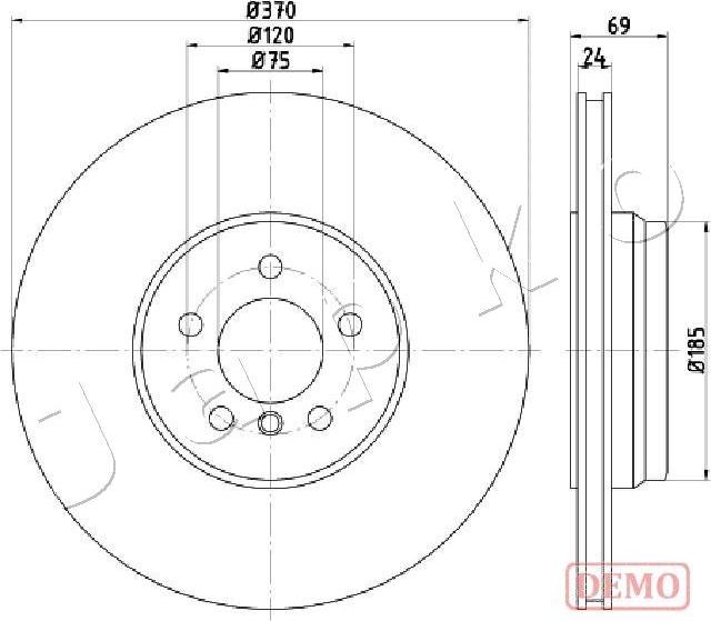 Japko 610127C - Kočioni disk www.molydon.hr