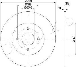 Japko 610304 - Kočioni disk www.molydon.hr