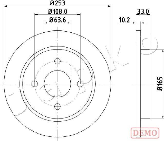 Japko 610303C - Kočioni disk www.molydon.hr