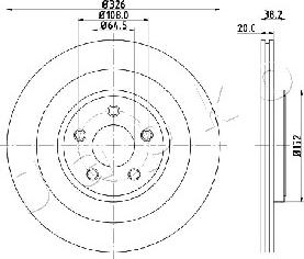 Japko 610316 - Kočioni disk www.molydon.hr