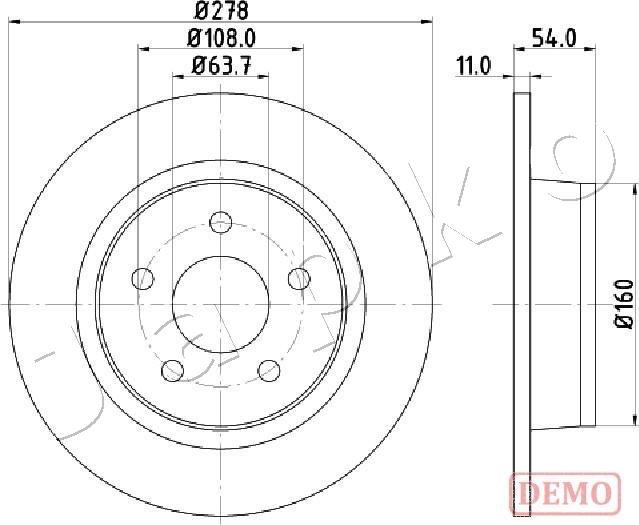 Japko 610311C - Kočioni disk www.molydon.hr