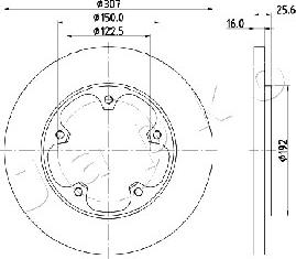 Japko 610313 - Kočioni disk www.molydon.hr