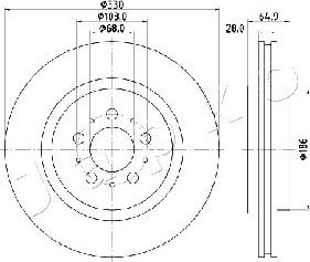 Japko 610322 - Kočioni disk www.molydon.hr