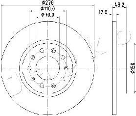 Japko 610204 - Kočioni disk www.molydon.hr