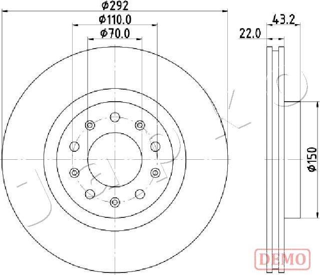 Japko 610205C - Kočioni disk www.molydon.hr