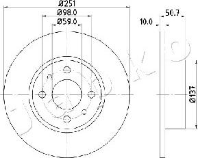 Japko 610206 - Kočioni disk www.molydon.hr