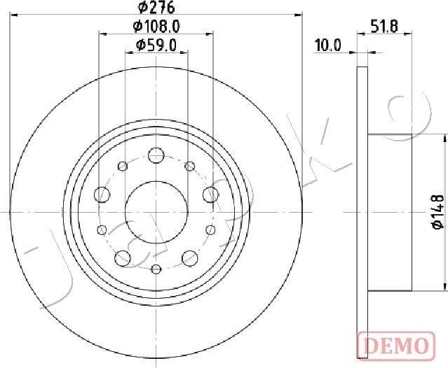 Japko 610207C - Kočioni disk www.molydon.hr