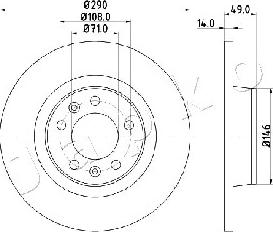 Japko 610612 - Kočioni disk www.molydon.hr