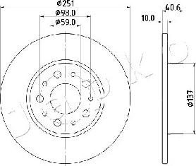 Japko 610211 - Kočioni disk www.molydon.hr