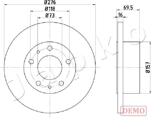 Japko 610223C - Kočioni disk www.molydon.hr