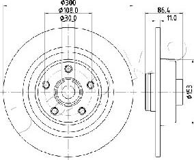 Japko 610702 - Kočioni disk www.molydon.hr