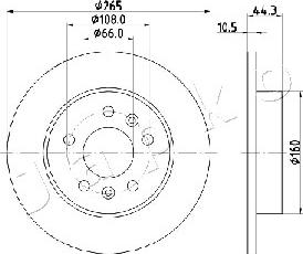 Japko 610707 - Kočioni disk www.molydon.hr