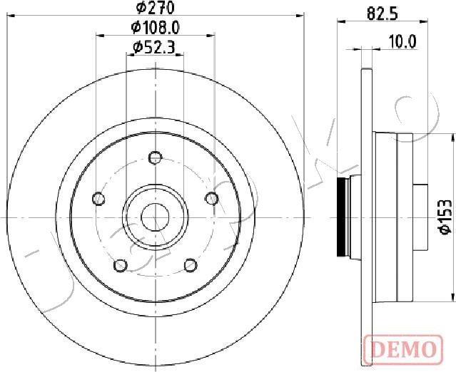 Japko 610710C - Kočioni disk www.molydon.hr