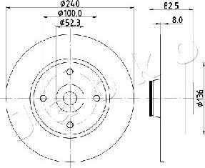 Japko 610712 - Kočioni disk www.molydon.hr