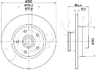 Japko 61132 - Kočioni disk www.molydon.hr