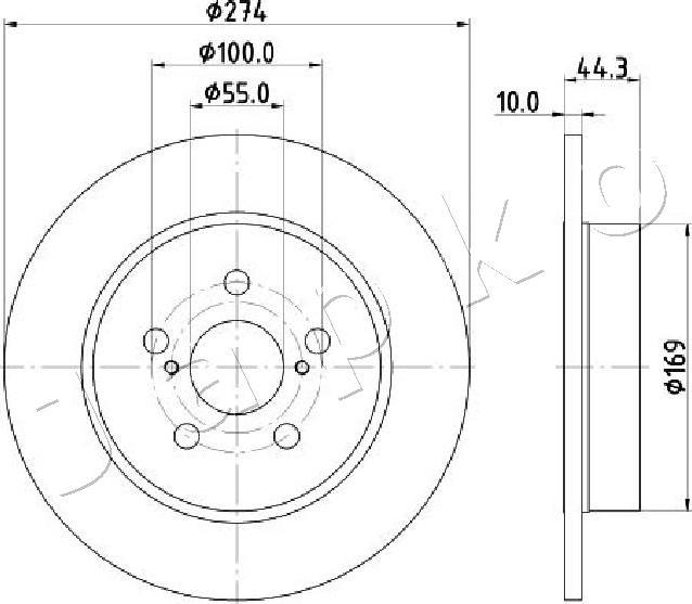 Japko 61271C - Kočioni disk www.molydon.hr