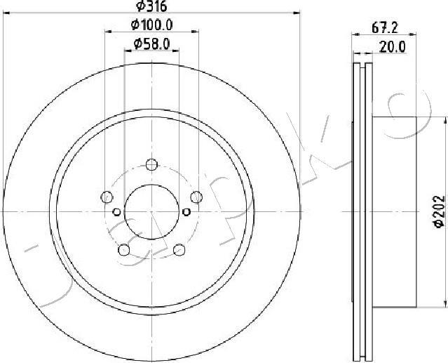 Japko 61714C - Kočioni disk www.molydon.hr