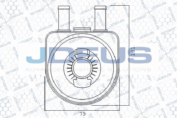 Jdeus 407M21A - Uljni hladnjak, ulje za motor www.molydon.hr