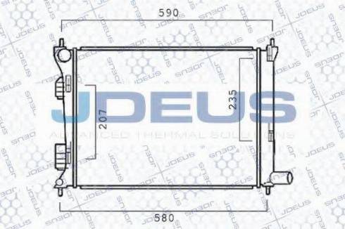 Jdeus 054M45A - Hladnjak, hladjenje motora www.molydon.hr