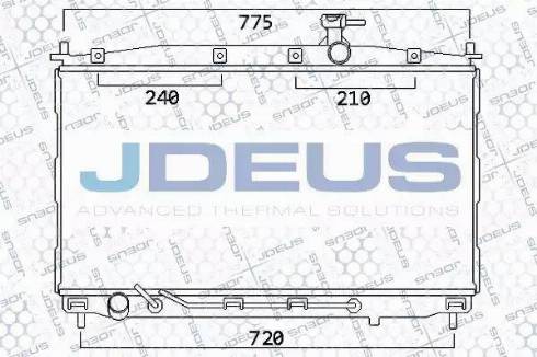 Jdeus 054M38 - Hladnjak, hladjenje motora www.molydon.hr