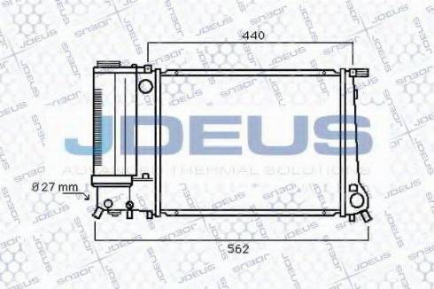 Jdeus 005M59 - Hladnjak, hladjenje motora www.molydon.hr