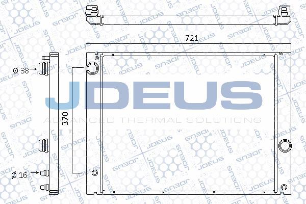 Jdeus 005M26 - Hladnjak, hladjenje motora www.molydon.hr