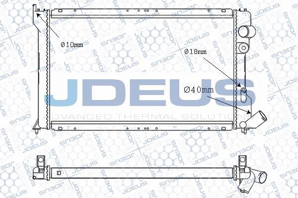 Jdeus 007B28 - Hladnjak, hladjenje motora www.molydon.hr