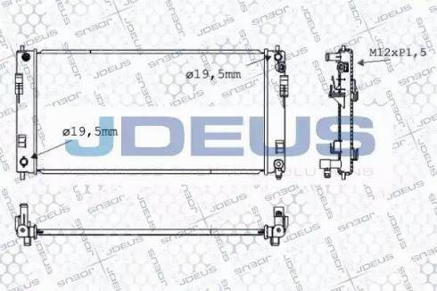 Jdeus 019M72 - Hladnjak, hladjenje motora www.molydon.hr