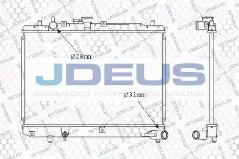 Jdeus 016N10 - Hladnjak, hladjenje motora www.molydon.hr