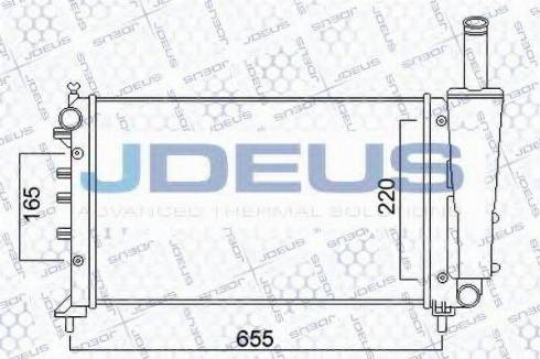 Jdeus 011M63 - Hladnjak, hladjenje motora www.molydon.hr