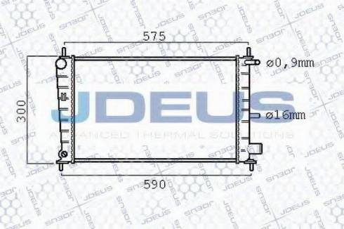 Jdeus 012M94 - Hladnjak, hladjenje motora www.molydon.hr