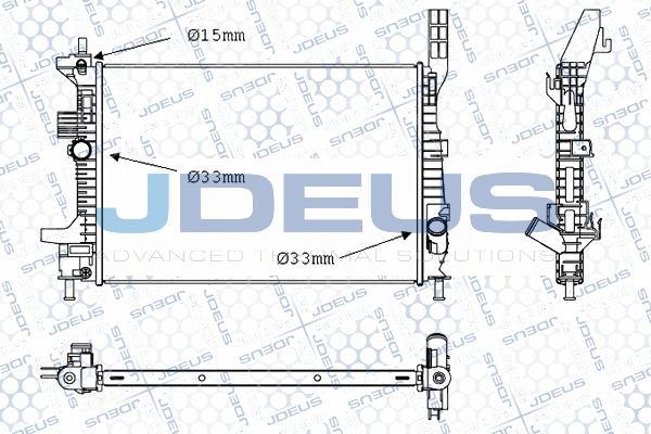 Jdeus 012M45 - Hladnjak, hladjenje motora www.molydon.hr