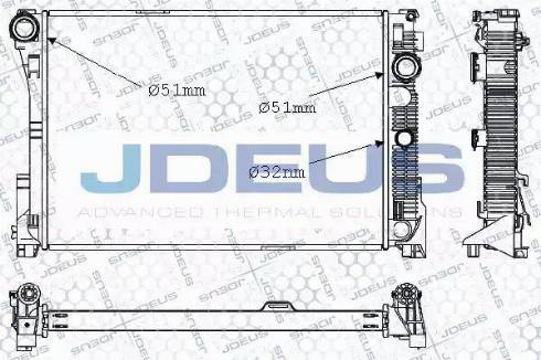 Jdeus 017M52 - Hladnjak, hladjenje motora www.molydon.hr