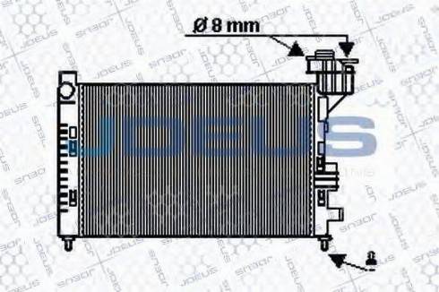 Jdeus 017M27 - Hladnjak, hladjenje motora www.molydon.hr