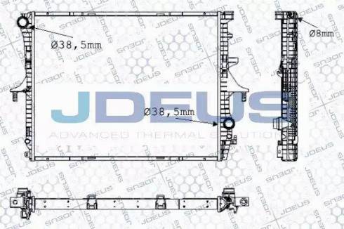 Jdeus 030M57 - Hladnjak, hladjenje motora www.molydon.hr