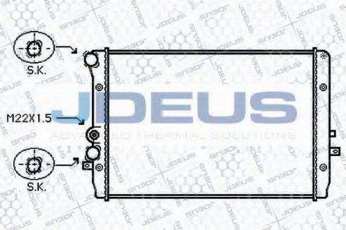 Jdeus 025M28 - Hladnjak, hladjenje motora www.molydon.hr