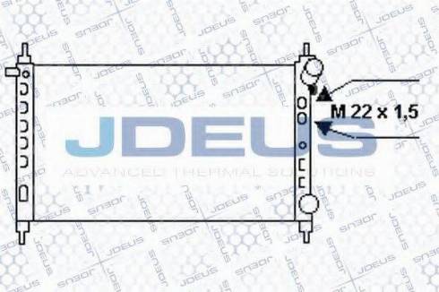 Jdeus 020M44 - Hladnjak, hladjenje motora www.molydon.hr