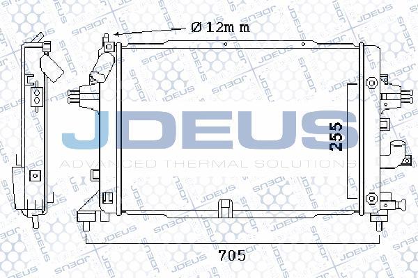 Jdeus 020M41 - Hladnjak, hladjenje motora www.molydon.hr