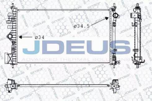 Jdeus 020M67 - Hladnjak, hladjenje motora www.molydon.hr