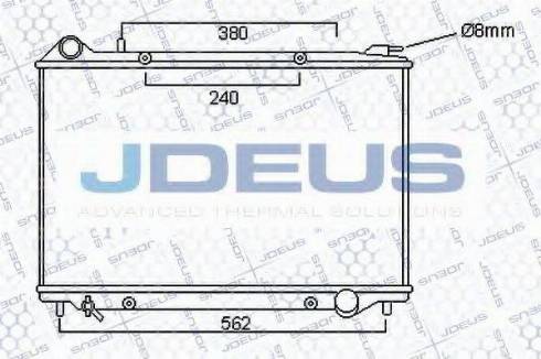 Jdeus 020M34 - Hladnjak, hladjenje motora www.molydon.hr