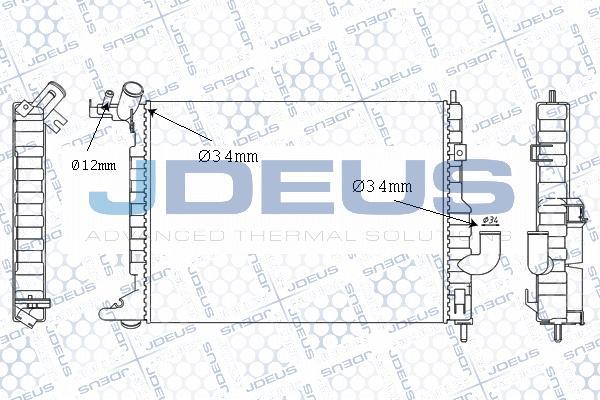 Jdeus 020M32A - Hladnjak, hladjenje motora www.molydon.hr