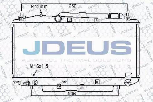 Jdeus 028M41 - Hladnjak, hladjenje motora www.molydon.hr