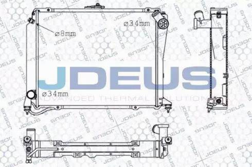 Jdeus 028N34 - Hladnjak, hladjenje motora www.molydon.hr