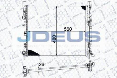 Jdeus 023M94 - Hladnjak, hladjenje motora www.molydon.hr