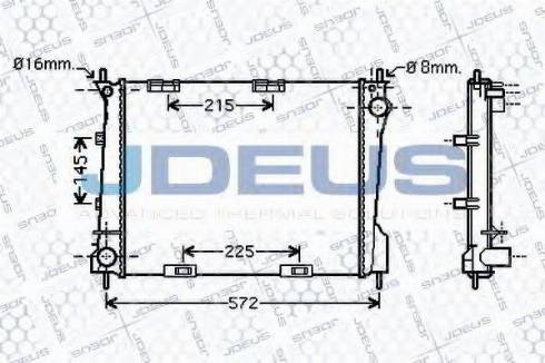 Jdeus 023M80 - Hladnjak, hladjenje motora www.molydon.hr