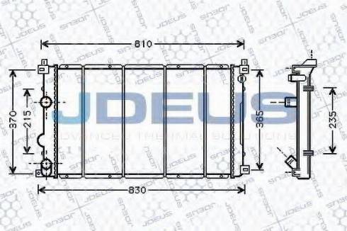 Jdeus 023M27 - Hladnjak, hladjenje motora www.molydon.hr