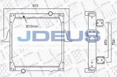 Jdeus 123M03 - Hladnjak, hladjenje motora www.molydon.hr