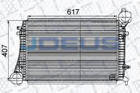 Jdeus 801M32 - Intercooler, hladnjak www.molydon.hr